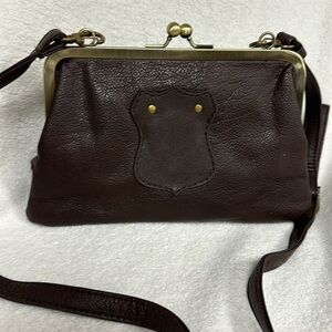 Tokyobay Brown Crossbody Purse EUC, Super cute, metal trim